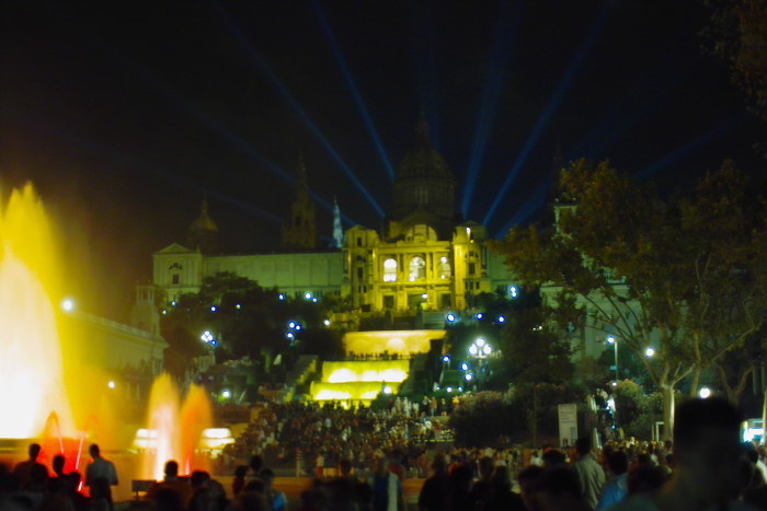 Font Magica und Mirador del Palau Nacional