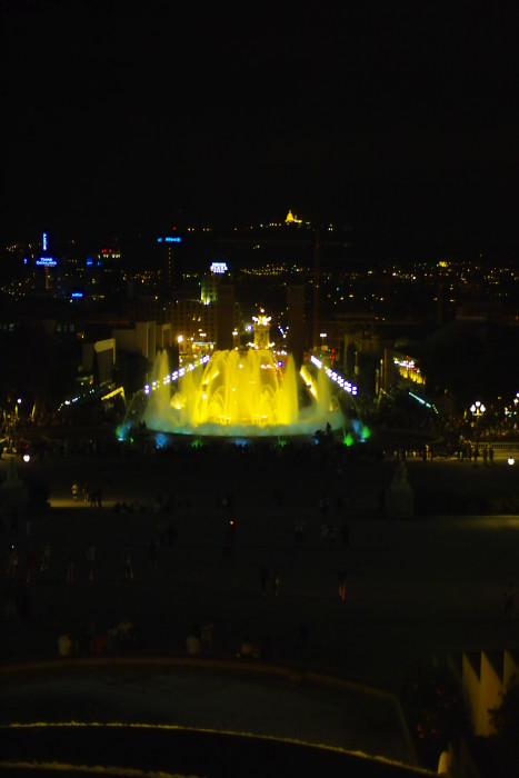 Font Magica Blick in Richtung Plaça d'Espanya