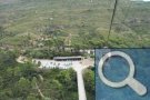 Blick aus der Seilbahn auf dem Weg nach Montserrat