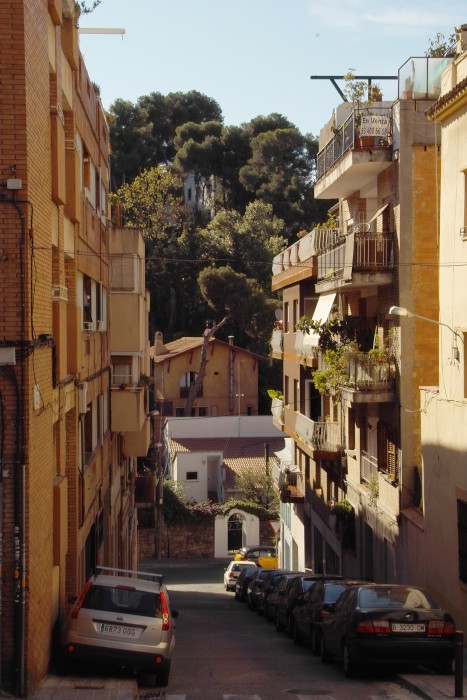 Zugang zum Park Güell über Nord-West