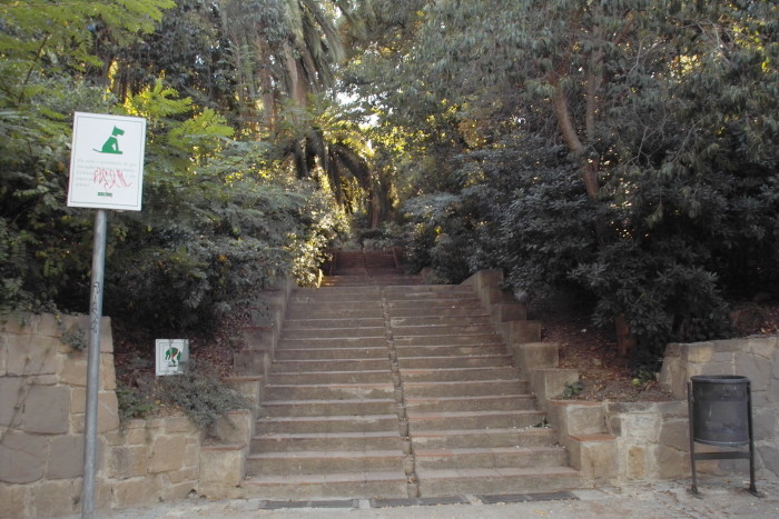 Zugang zum Park Güell über Nord-West