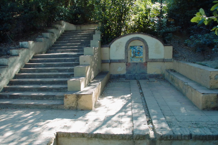 Zugang zum Park Güell über Nord-West