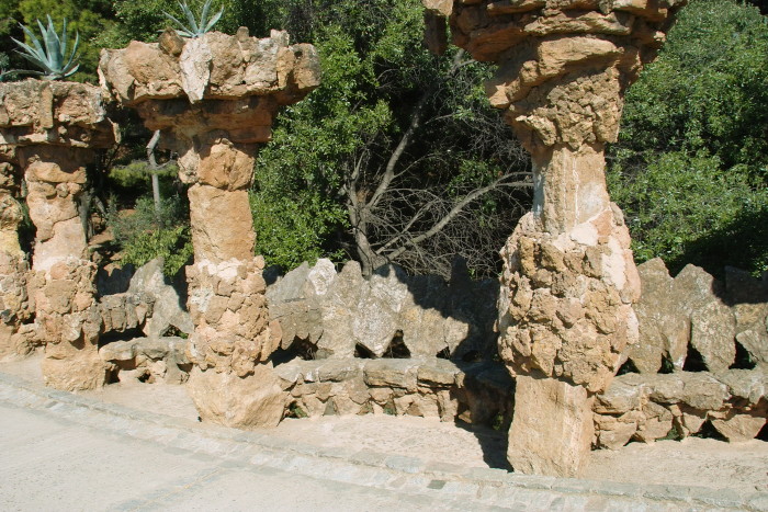 Oberer Viadukt im Park Güell