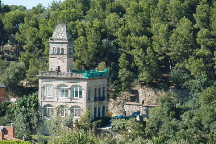 angrenzendes Haus am Park Güell