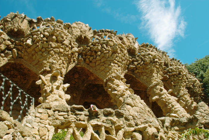 Oberer Viadukt im Park Güell