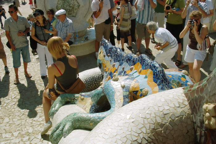 Drachenfontaine im Park Güell