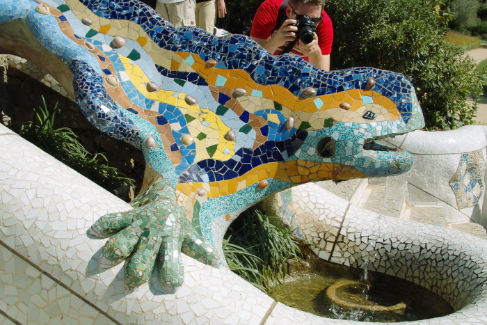 Drachenfontaine im Park Güell