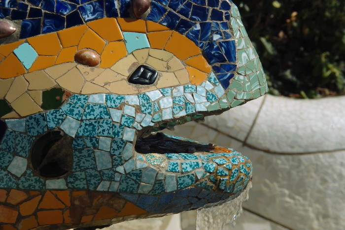 Drachenfontaine im Park Güell