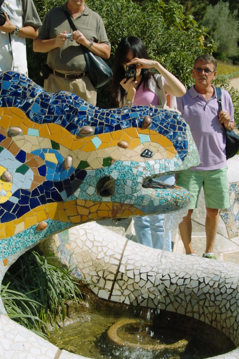 Drachenfontaine im Park Güell