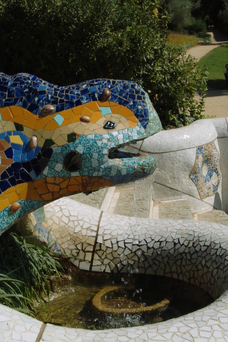 Drachenfontaine im Park Güell