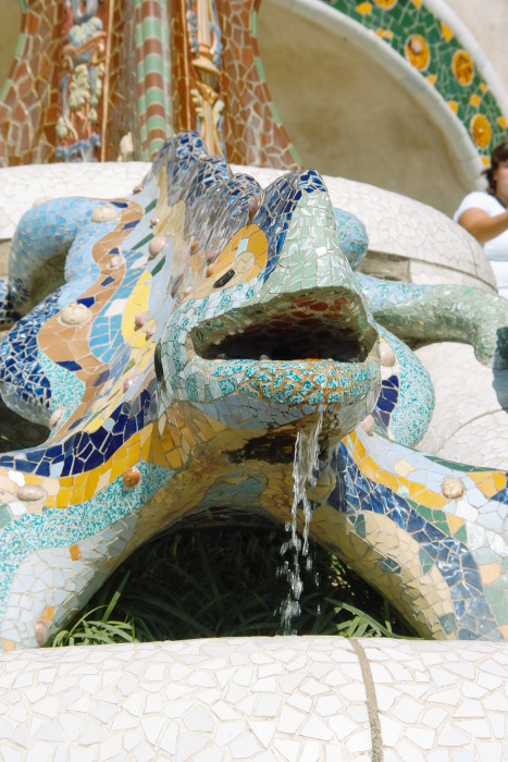 Drachenfontaine im Park Güell