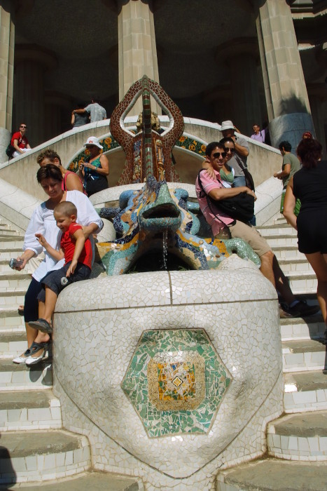 Drachenfontaine im Park Güell