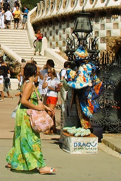 Eingangsbereich Park Güell