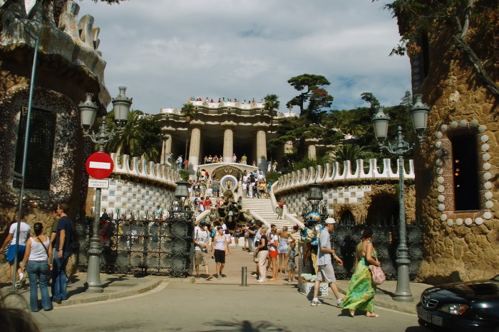 Eingangsbereich Park Güell