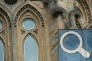 Fabelwesen und Co an den Wänden der Sagrada Família
